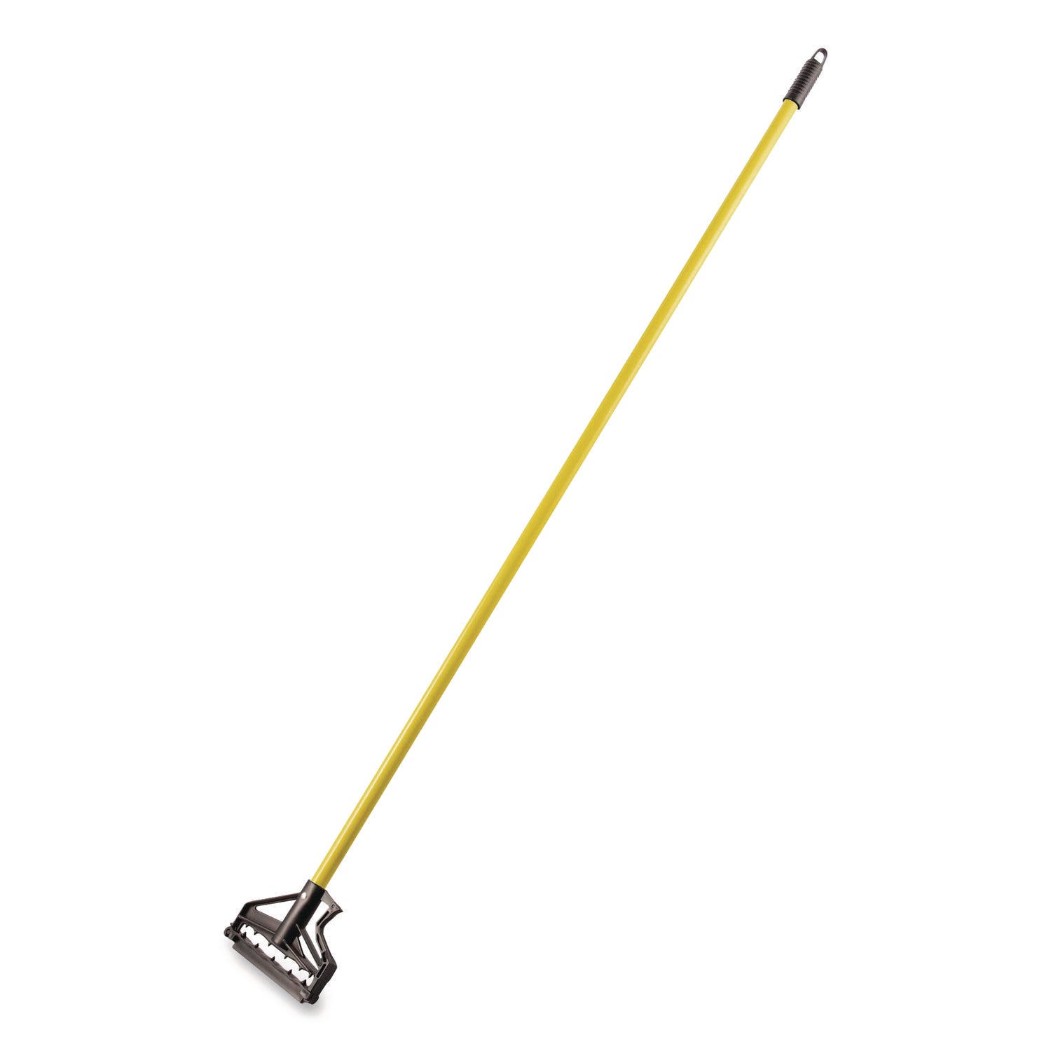 Carlisle Sparta Spectrum Quik-Release Fiberglass Mop Handle, 1" dia x 60", Yellow (4166404)
