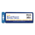 Whiteboard and Chalkboard Eraser, 5" x 2" x 1", White (6005)