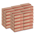 CONTROLTEK Quarters Coin Box, Cardboard, Kraft/Orange, 50/Pack (560062)