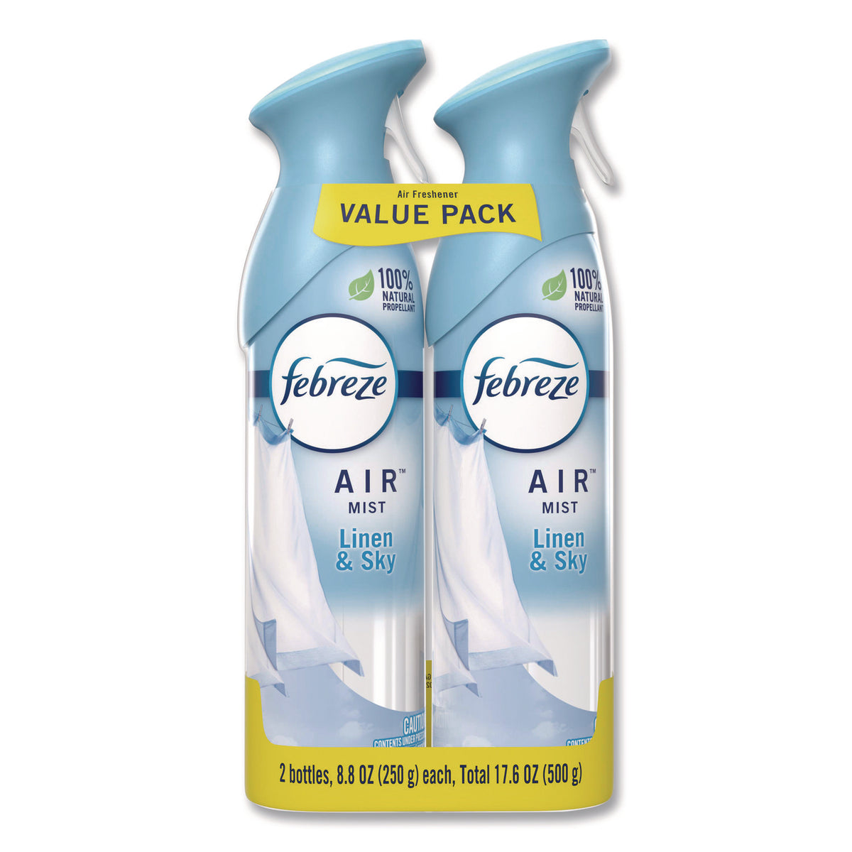 Febreze AIR, Linen and Sky, 8.8 oz Aerosol Spray, 2/Pack (17340PK)