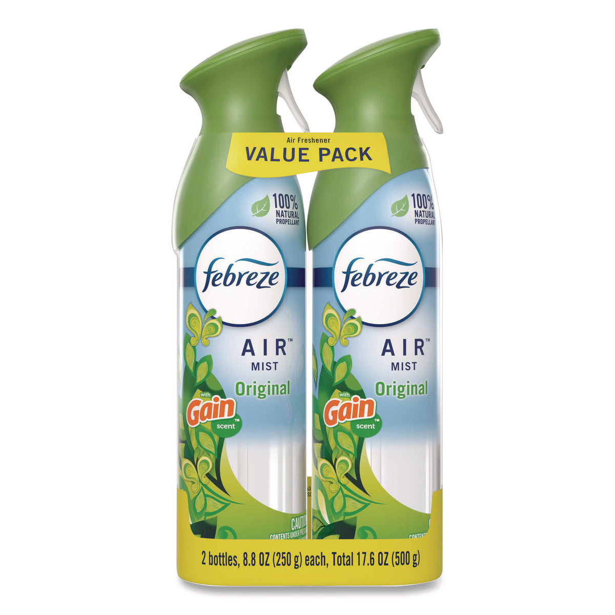 Febreze AIR, Gain Original, 8.8 oz Aerosol Spray, 2/Pack (17346PK)
