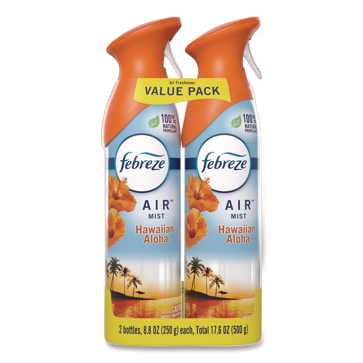 Febreze AIR, Hawaiian Aloha, 8.8 oz Aerosol Spray, 2/Pack (17342PK)