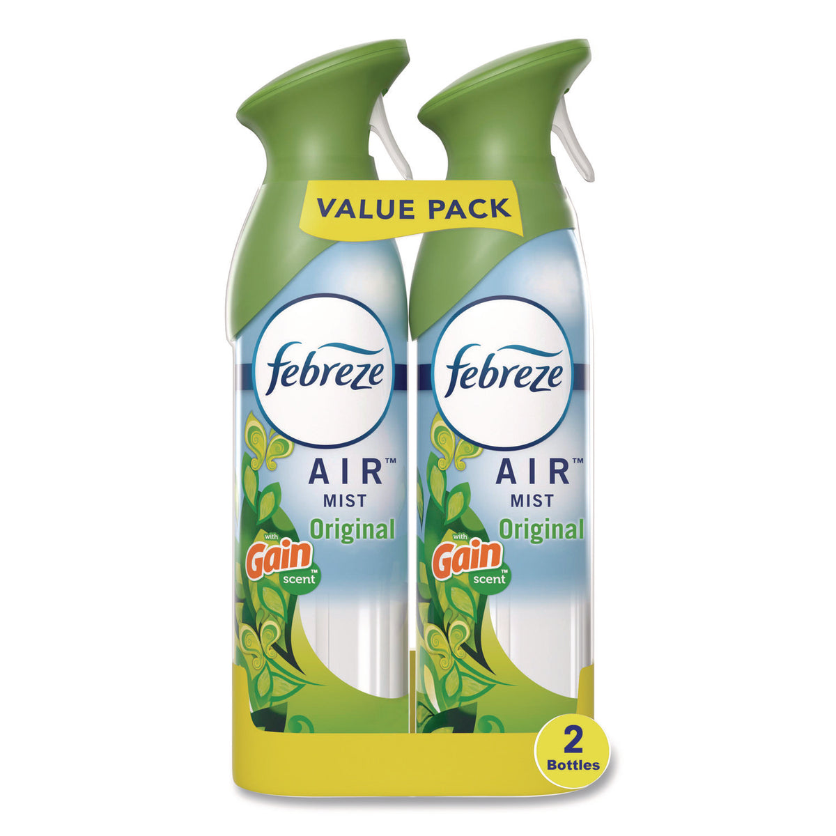 Febreze AIR, Gain Original, 8.8 oz Aerosol Spray, 2/Pack, 3 Packs/Carton (17346)