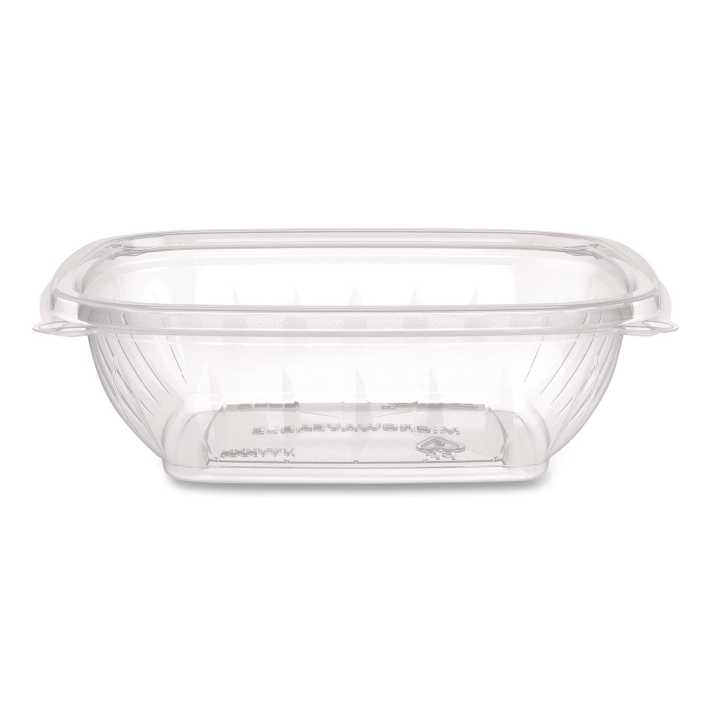 Dart Square Plastic Bowls, 8 oz, 8.5 x 8.5 x 1.51, Clear, Plastic, 63 Bowls/Sleeve, 8 Sleeves/Carton (C8SB)