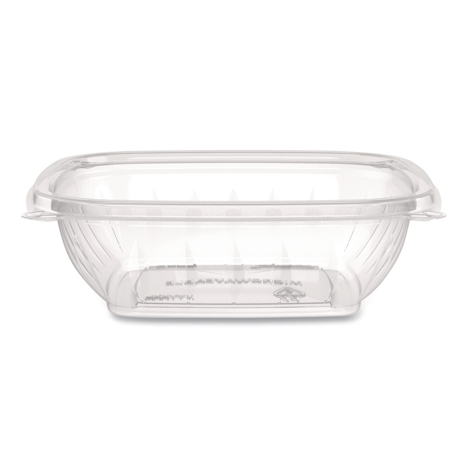 Dart Square Plastic Bowls, 8 oz, 8.5 x 8.5 x 1.51, Clear, Plastic, 63 Bowls/Sleeve, 8 Sleeves/Carton (C8SB)