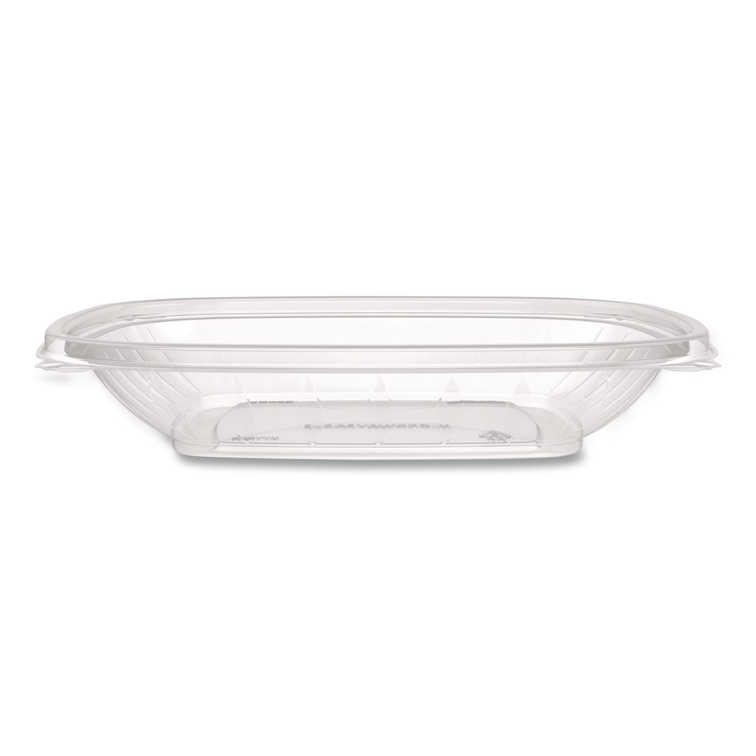 Dart Square Plastic Bowls, 24 oz, 5 x 5 x 1.99, Clear, Plastic, 63 Bowls/Sleeve, 4 Sleeves/Carton (C24SB)