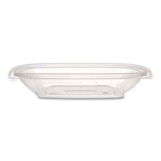Dart Square Plastic Bowls, 24 oz, 5 x 5 x 1.99, Clear, Plastic, 63 Bowls/Sleeve, 4 Sleeves/Carton (C24SB)