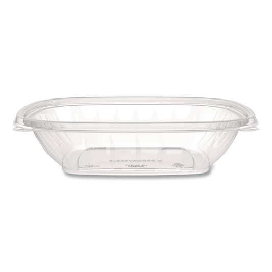 Dart Square Plastic Bowls, 32 oz, 5 x 5 x 1.49, Clear, Plastic, 63 Bowls/Sleeve, 4 Sleeves/Carton (C32SB)
