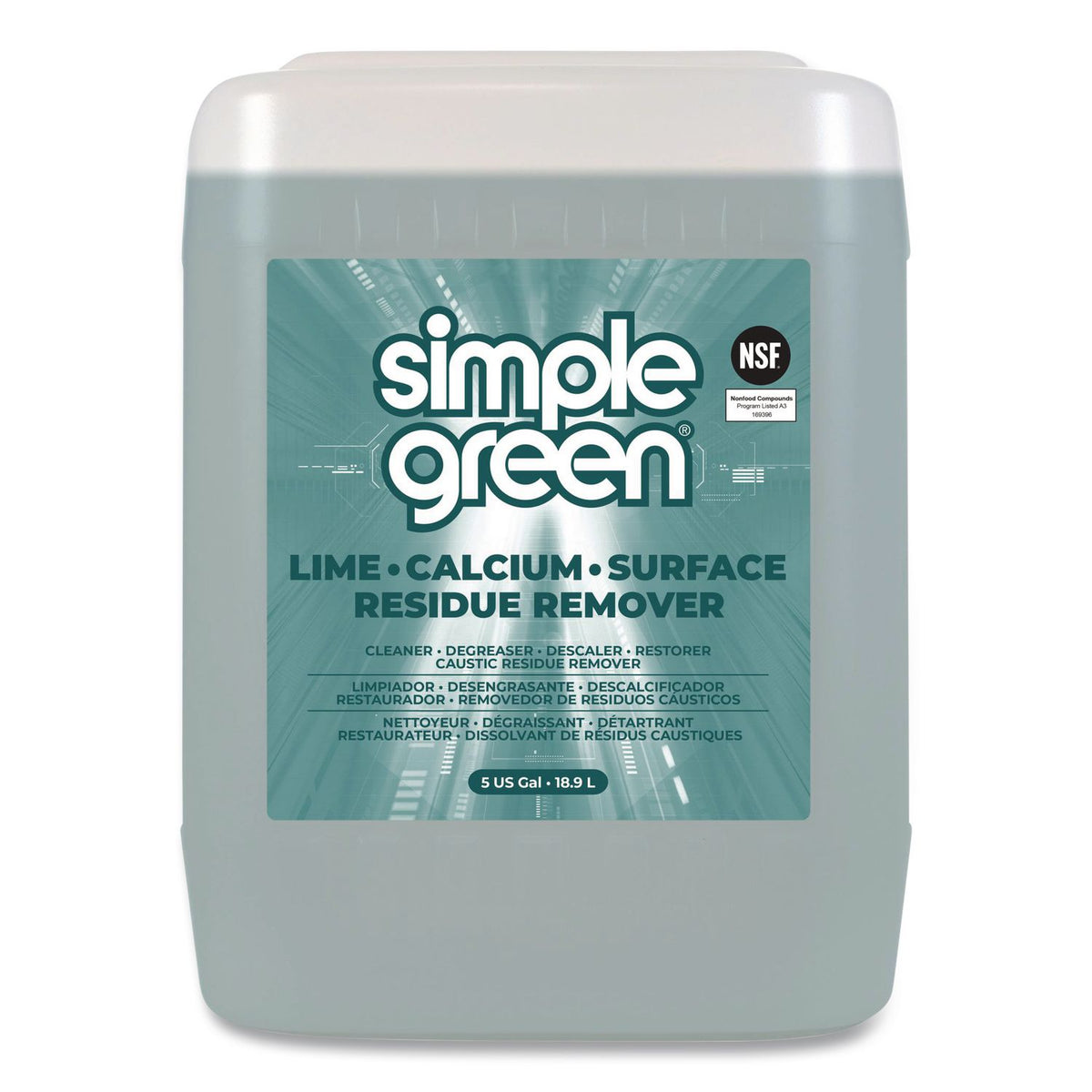 Simple Green Lime Calcium Surface Residue Remover, 5 gal Pail (1700005)