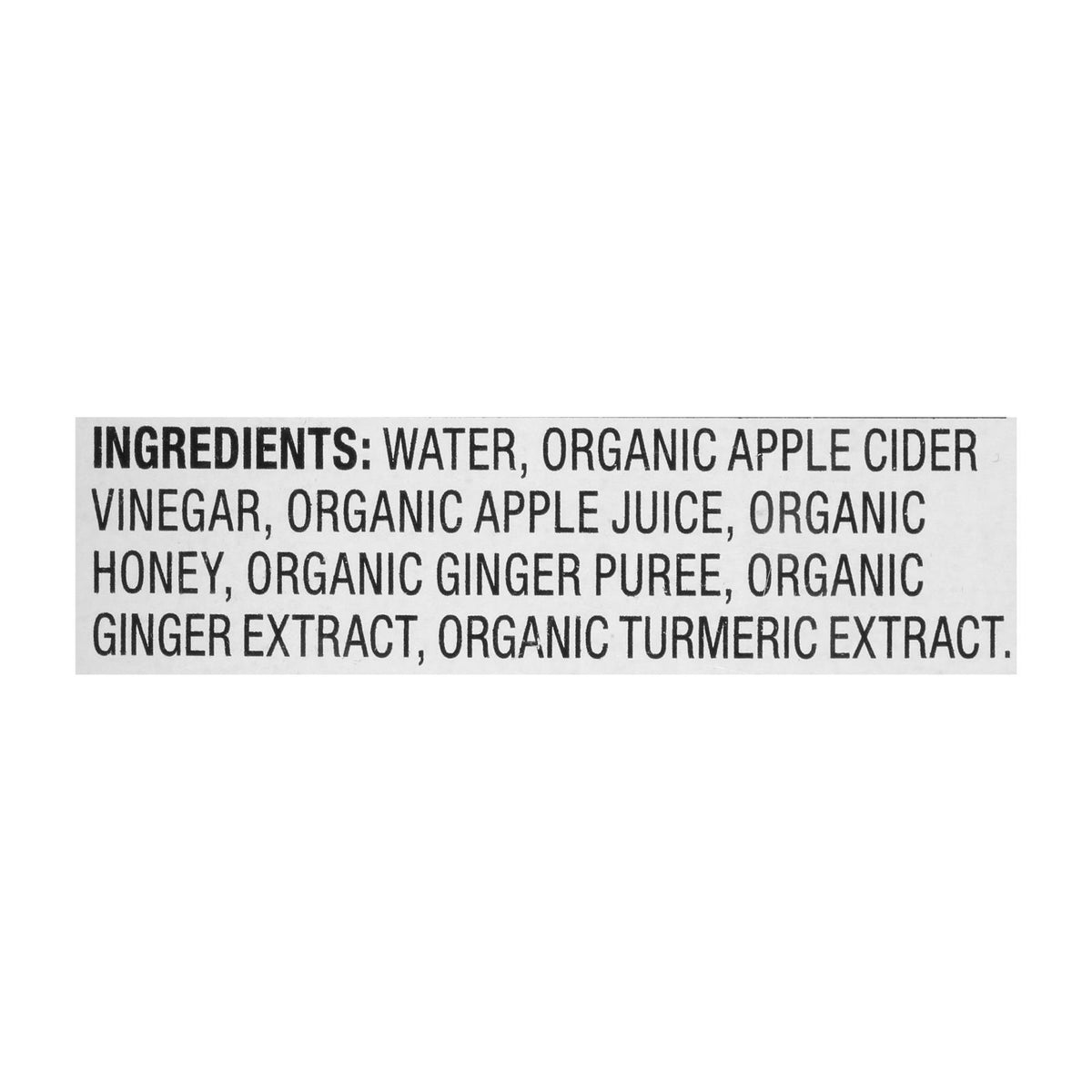 Bragg - Acv Shot Ginger Trmrc - Case Of 4-2 Fz