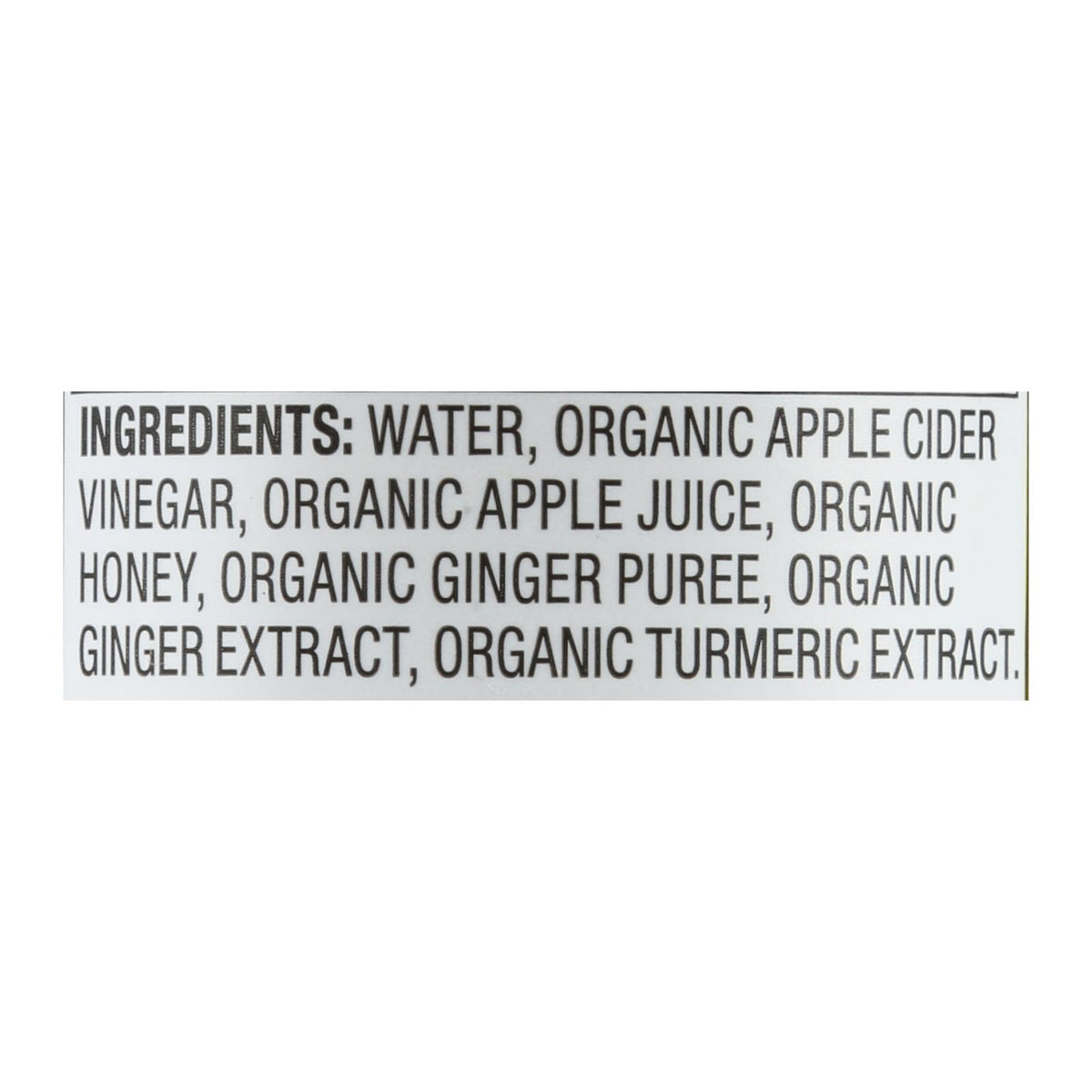 Bragg - Acv Shot Ginger Trmrc - Case Of 4-2 Fz