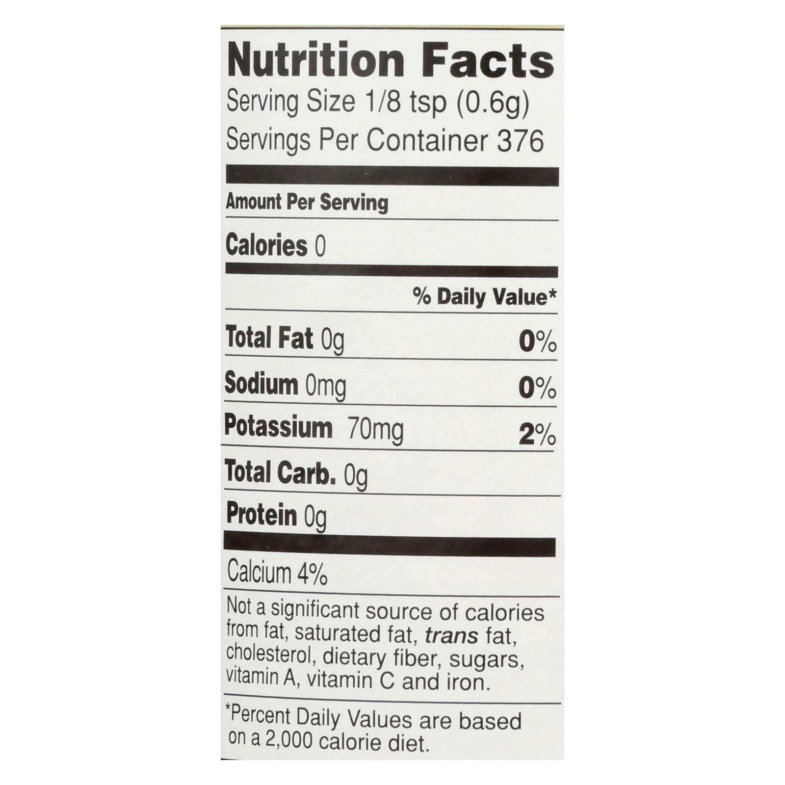 Hain Baking Powder - Featherweight - Case Of 12 - 8 Oz.