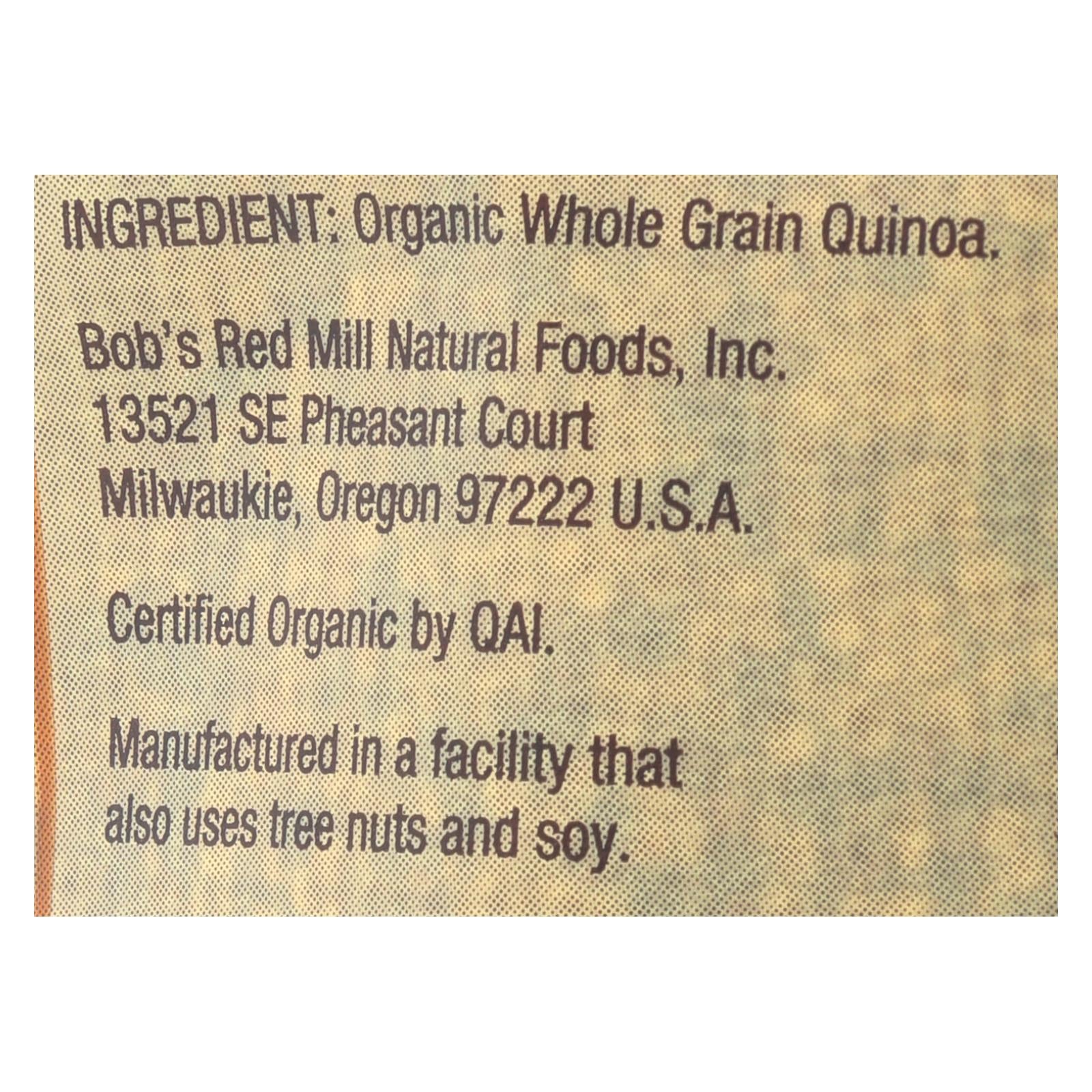 Bob's Red Mill Organic Whole Grain Tri-color Quinoa - Case Of 4 - 26 Oz