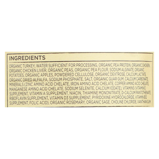 Castor And Pollux Organic Adult Dog Food - Chopped Turkey And Chicken - Case Of 12 - 12.7 Oz.