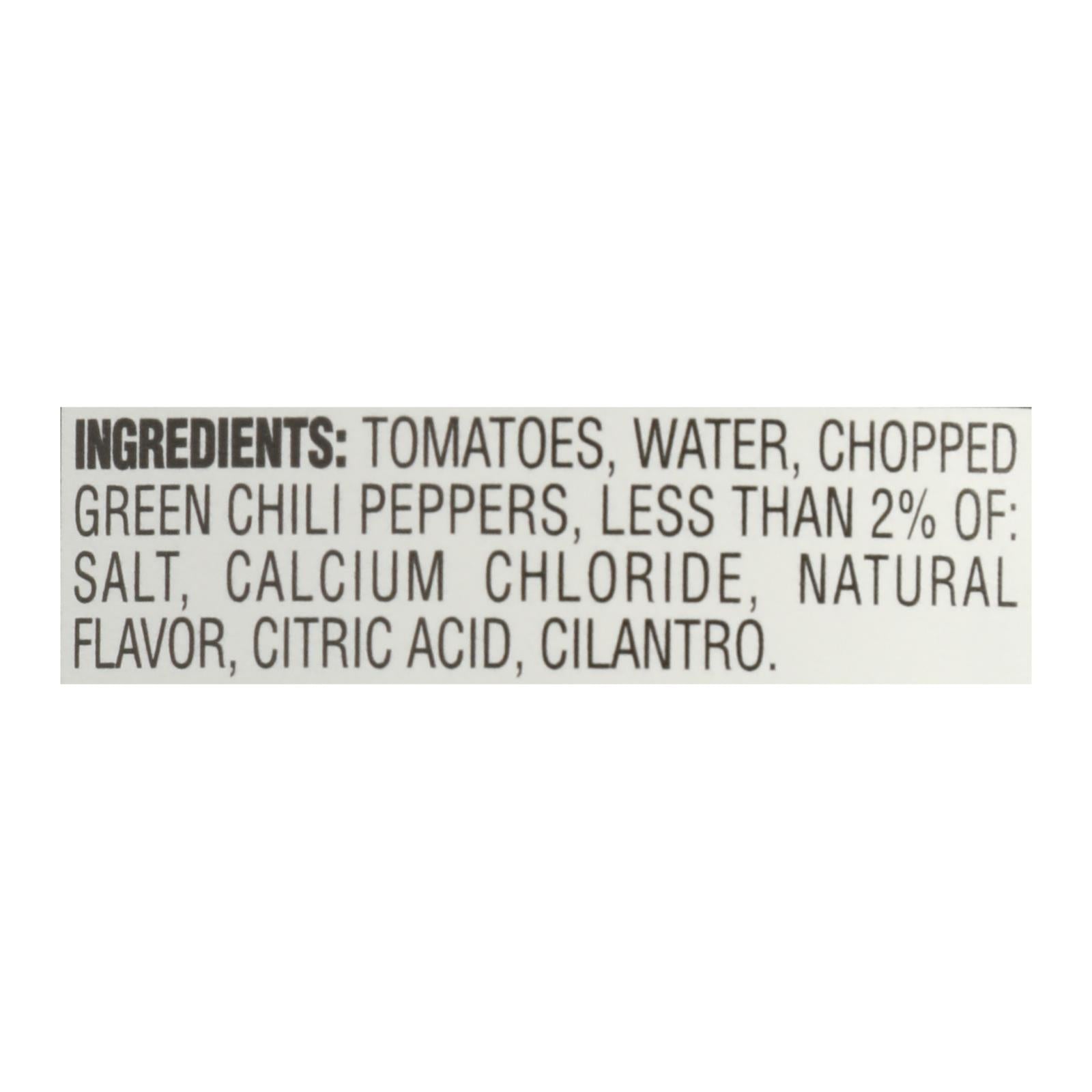 Rotel Tomatoes With Green Chilies, 10 Oz - Case Of 24 - 10 Oz