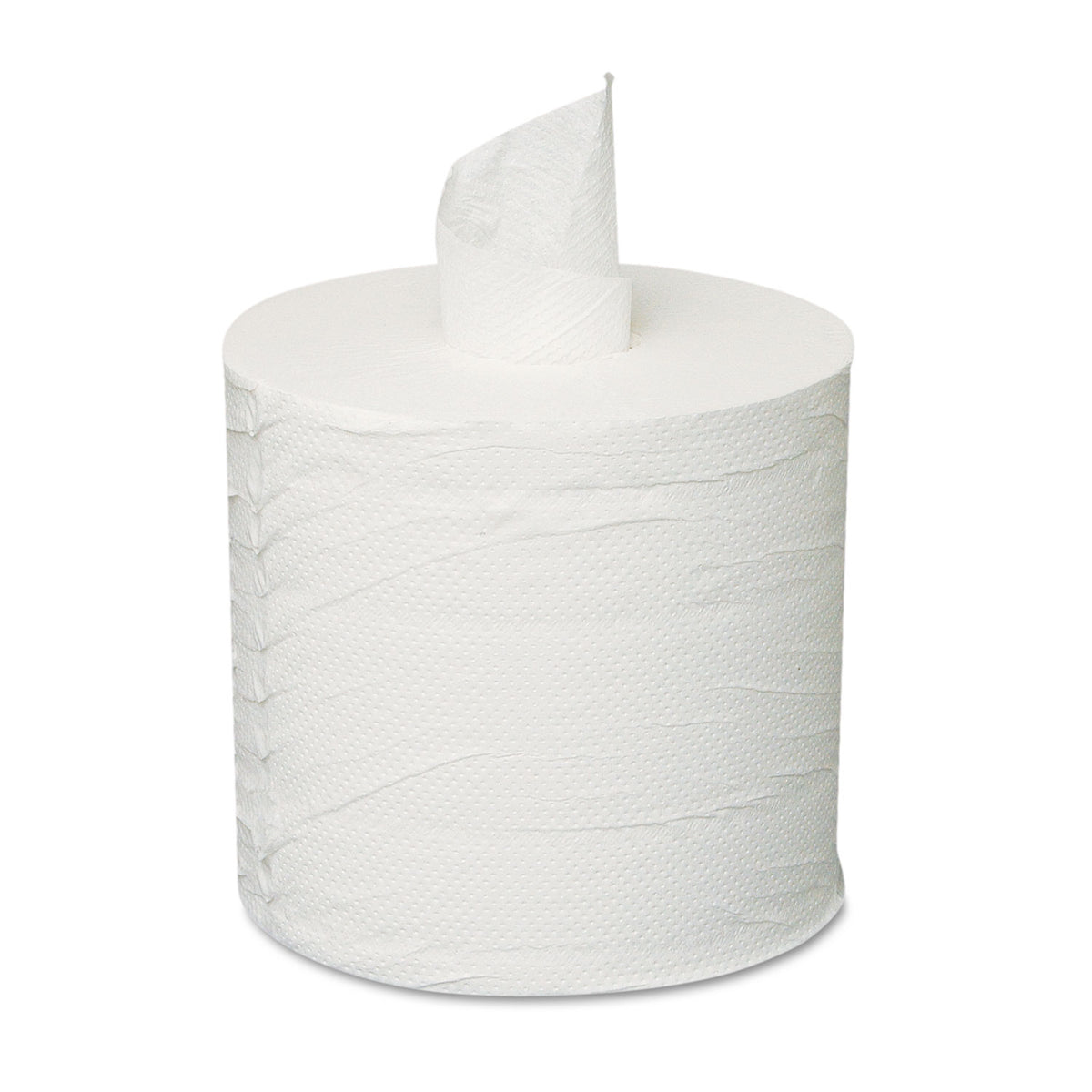 GEN Centerpull Towels, 2-Ply, 7.3" x 500 ft, White, 600 Roll, 6 Rolls/Carton (GEN203)
