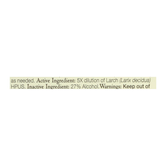 Bach Flower Remedies Essence Larch - 0.7 Fl Oz