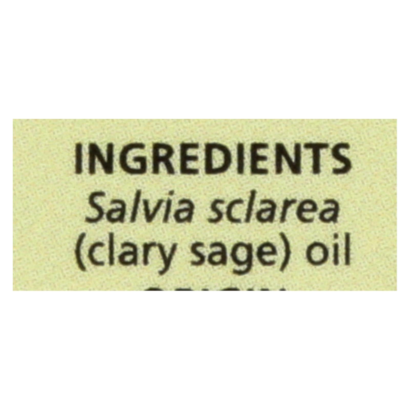 Aura Cacia - Essential Oil Clary Sage - 0.5 Fl Oz