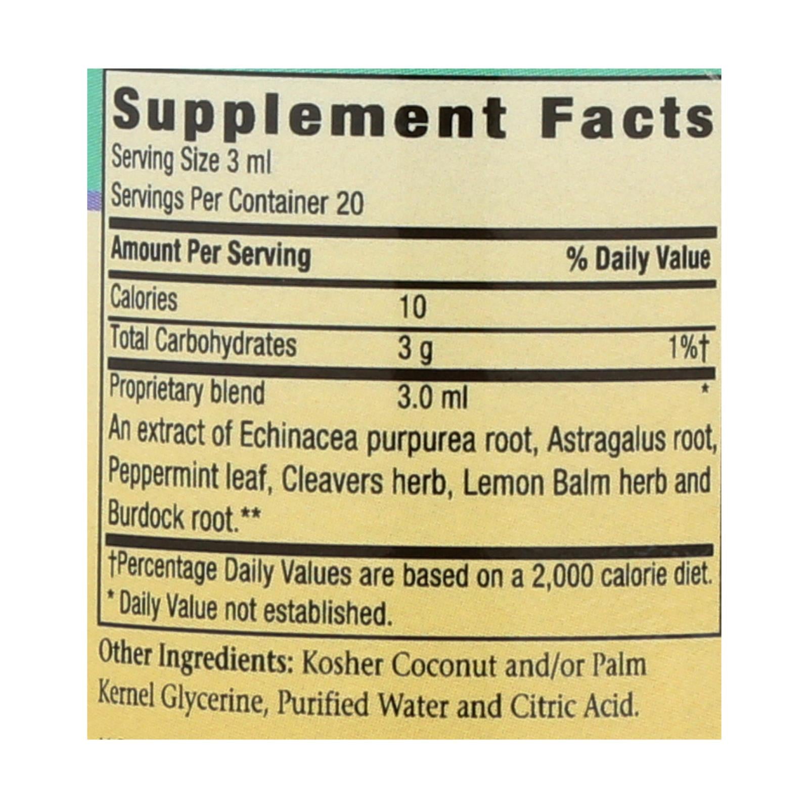 Herbs For Kids Echinacea Astragalus - 2 Fl Oz