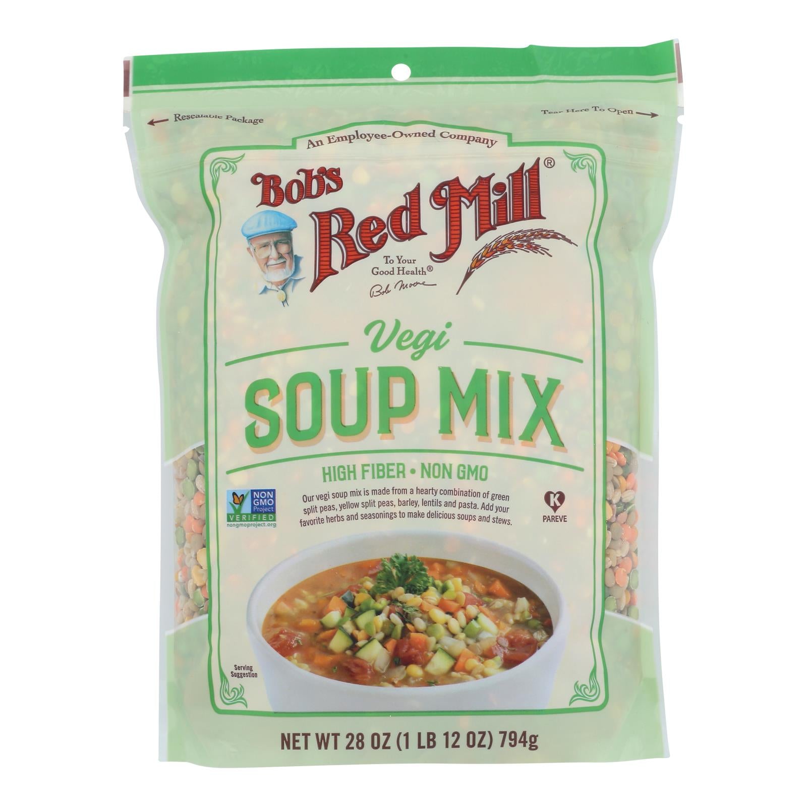 Bob's Red Mill - Soup Mix Vegi - Case Of 4-28 Oz