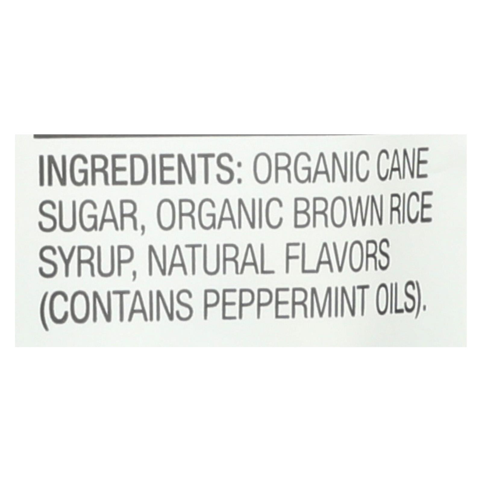 Yummy Earth Organic Candy Drops Wild Peppermint - 3.3 Oz - Case Of 6