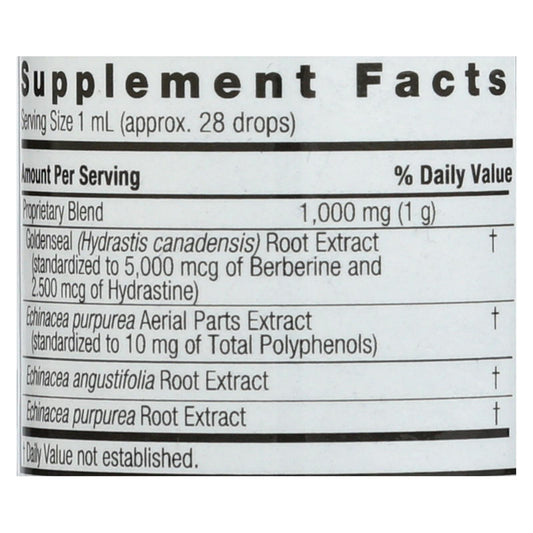 Nature's Answer - Echinacea And Goldenseal - 1 Oz