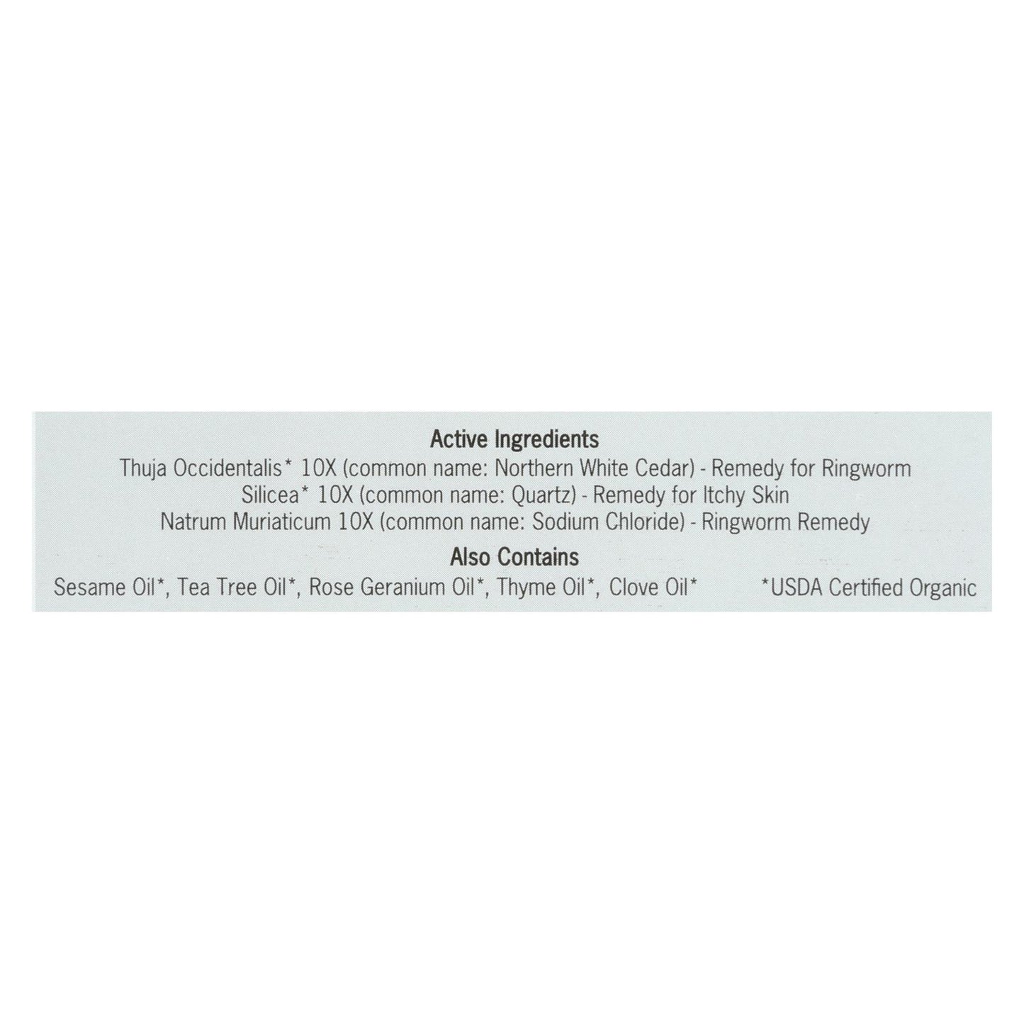 Forces Of Nature - Organic Ringworm Control - 11 Ml