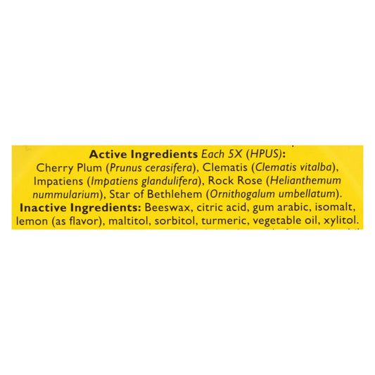 Bach Rescue Remedy Pastilles - Lemon - 50 Grm - Case Of 12