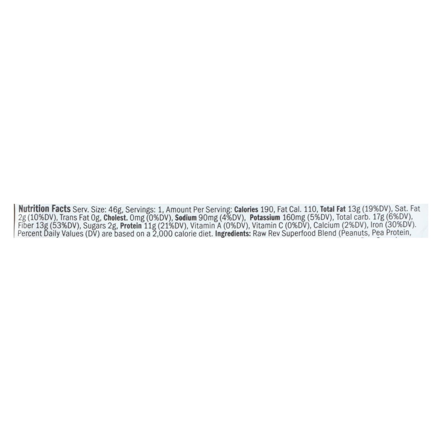Raw Revolution Glo Crunchy Bar - Peanut Butter And Sea Salt - Case Of 12 - 1.6 Oz.