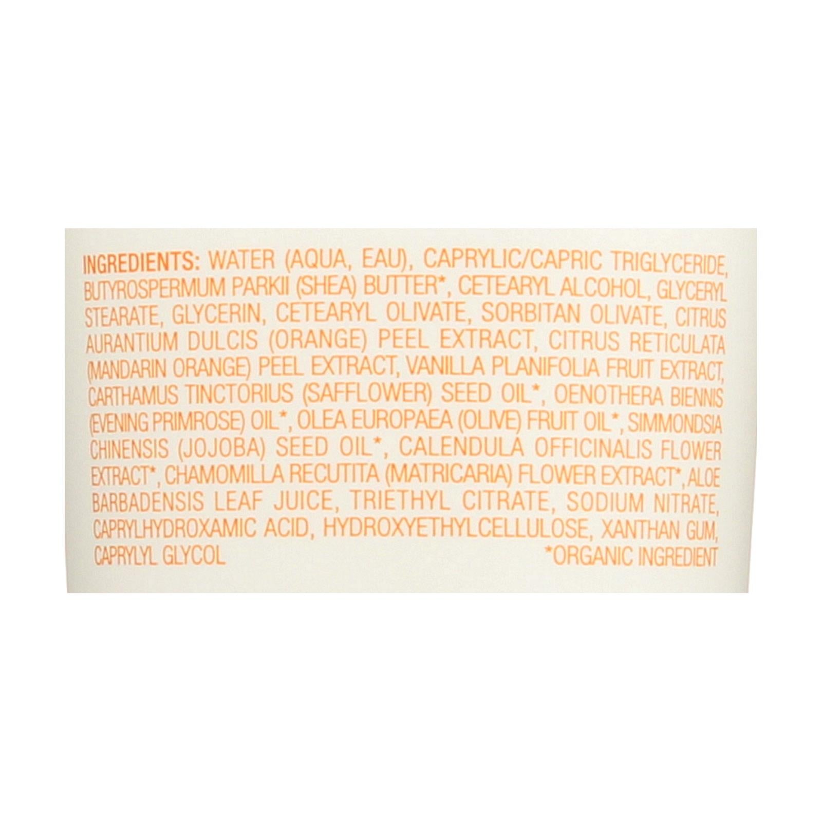 The Honest Company Face And Body Nourishing Lotion - Sweet Orange Vanilla - 8.5 Fl Oz.