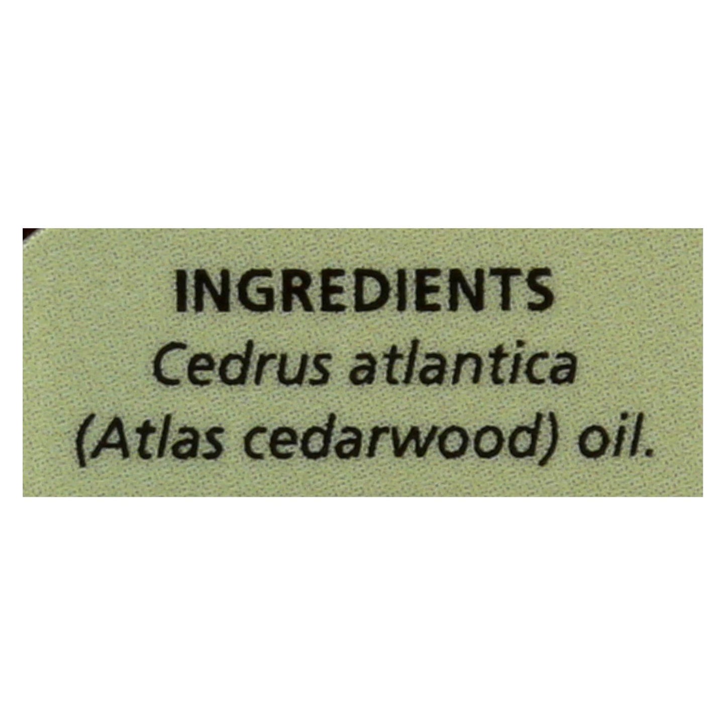 Aura Cacia - Essential Oil - Atlas Cedar Wood - 0.5 Fl Oz.