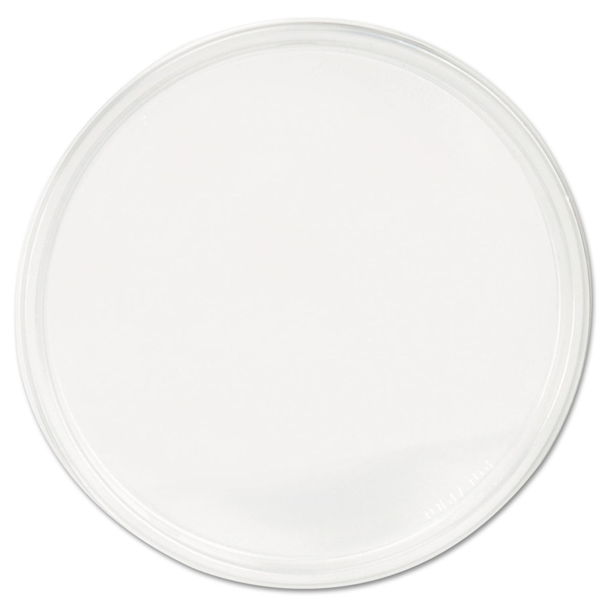 Fabri-Kal PolyPro Microwavable Deli Container Lids, Clear, Plastic, 500/Carton (FABPPLID)