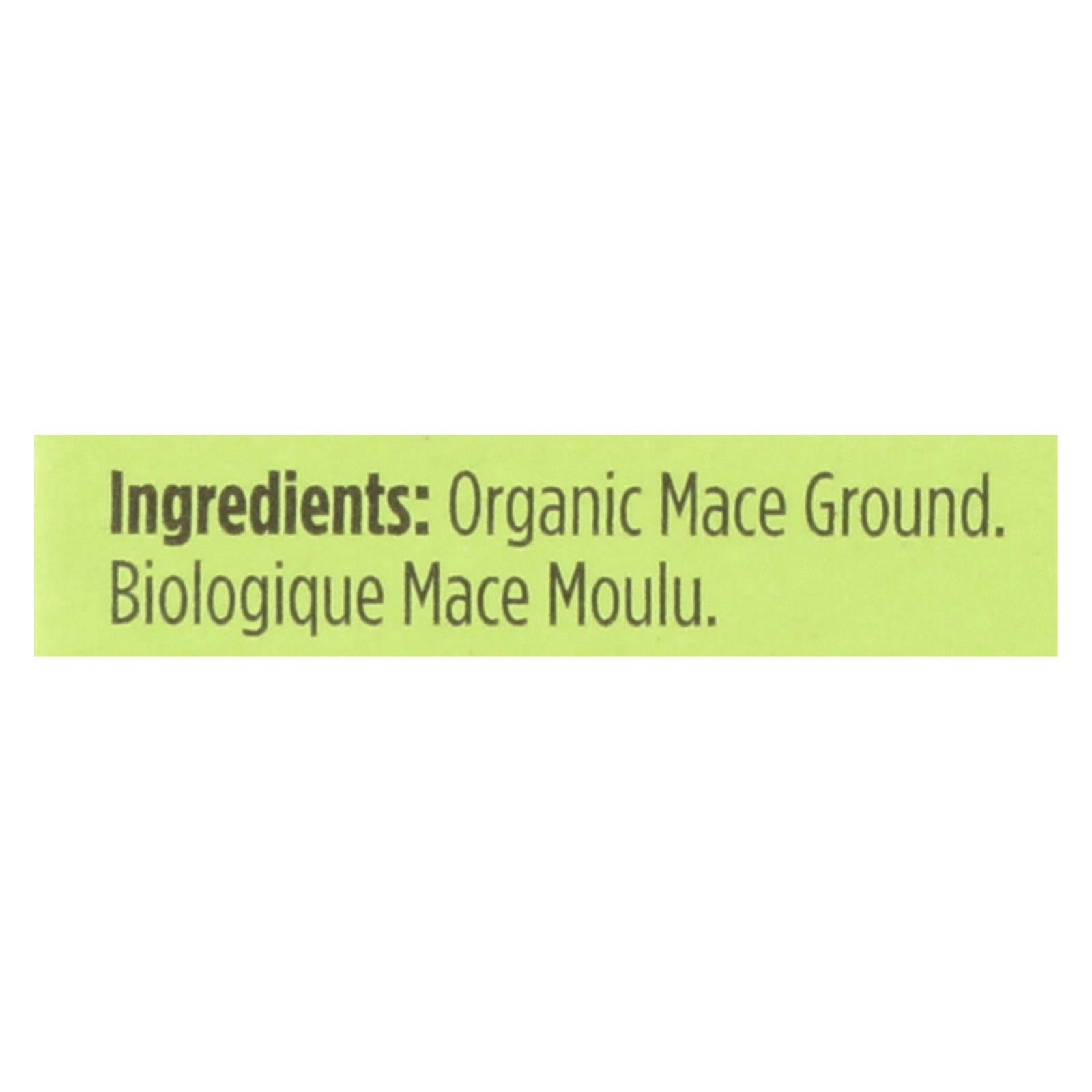 Spicely Organics - Organic Mace - Ground - Case Of 6 - 0.3 Oz.