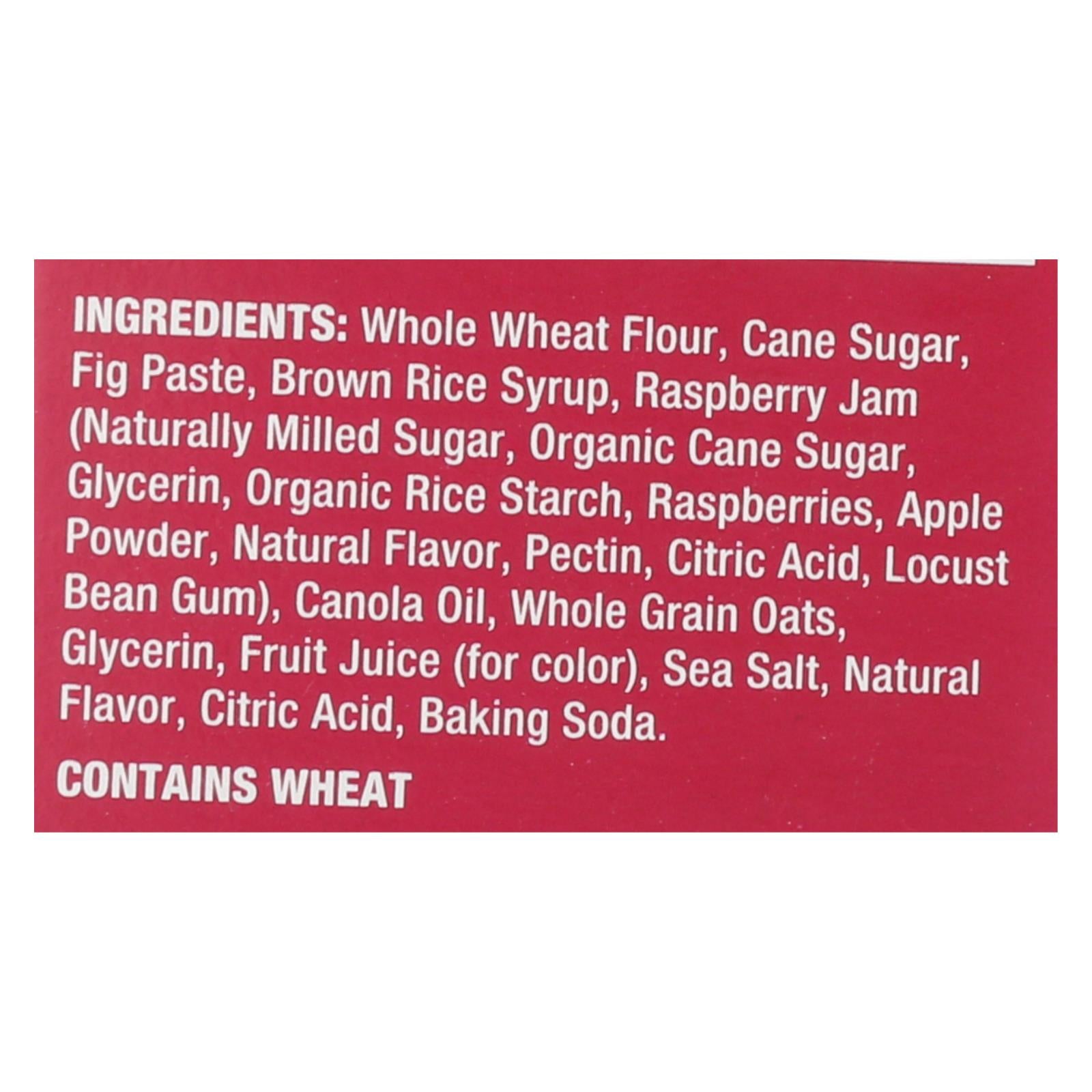 Nature's Bakery Stone Ground Whole Wheat Fig Bar - Raspberry - 2 Oz - Case Of 6