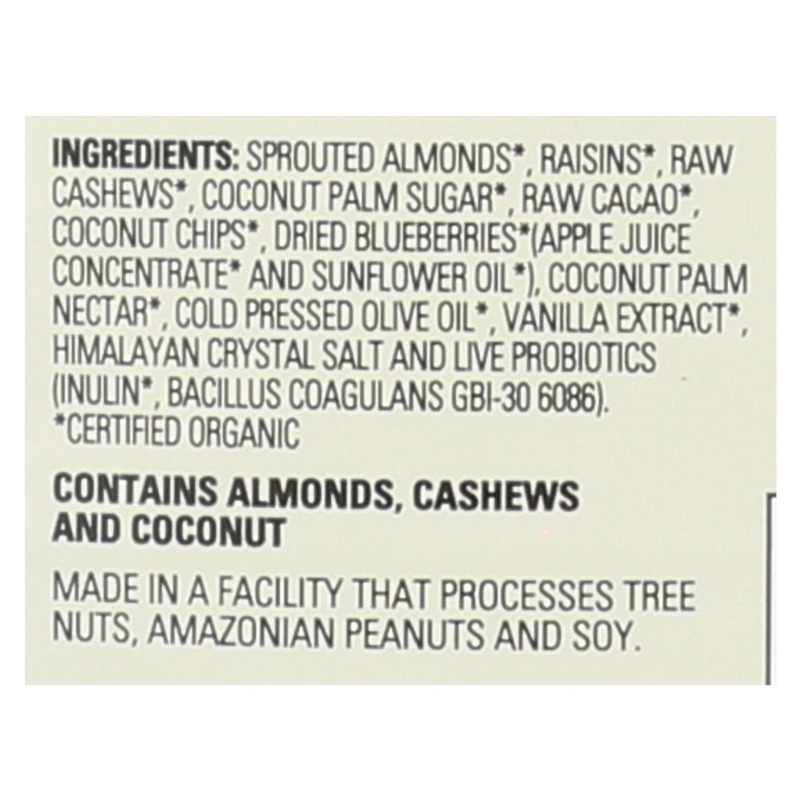 Living Intentions Nut Blend - Sprouted - Dark Cacao - Case Of 6 - 4 Oz