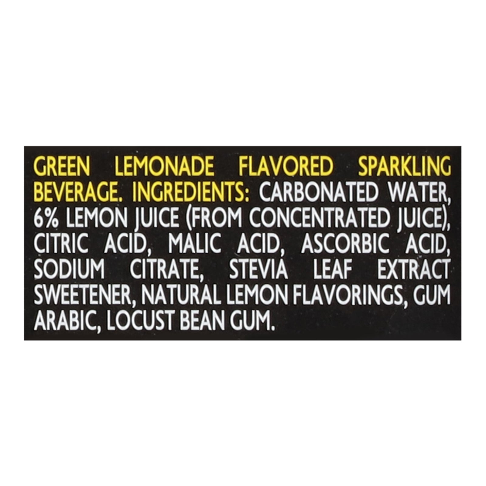 Green - Sparkling Lemonade - Case Of 4-6/12 Fz