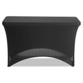 Iceberg iGear Fabric Table Cover, Polyester/Spandex, 24" x 48", Black (ICE16511)