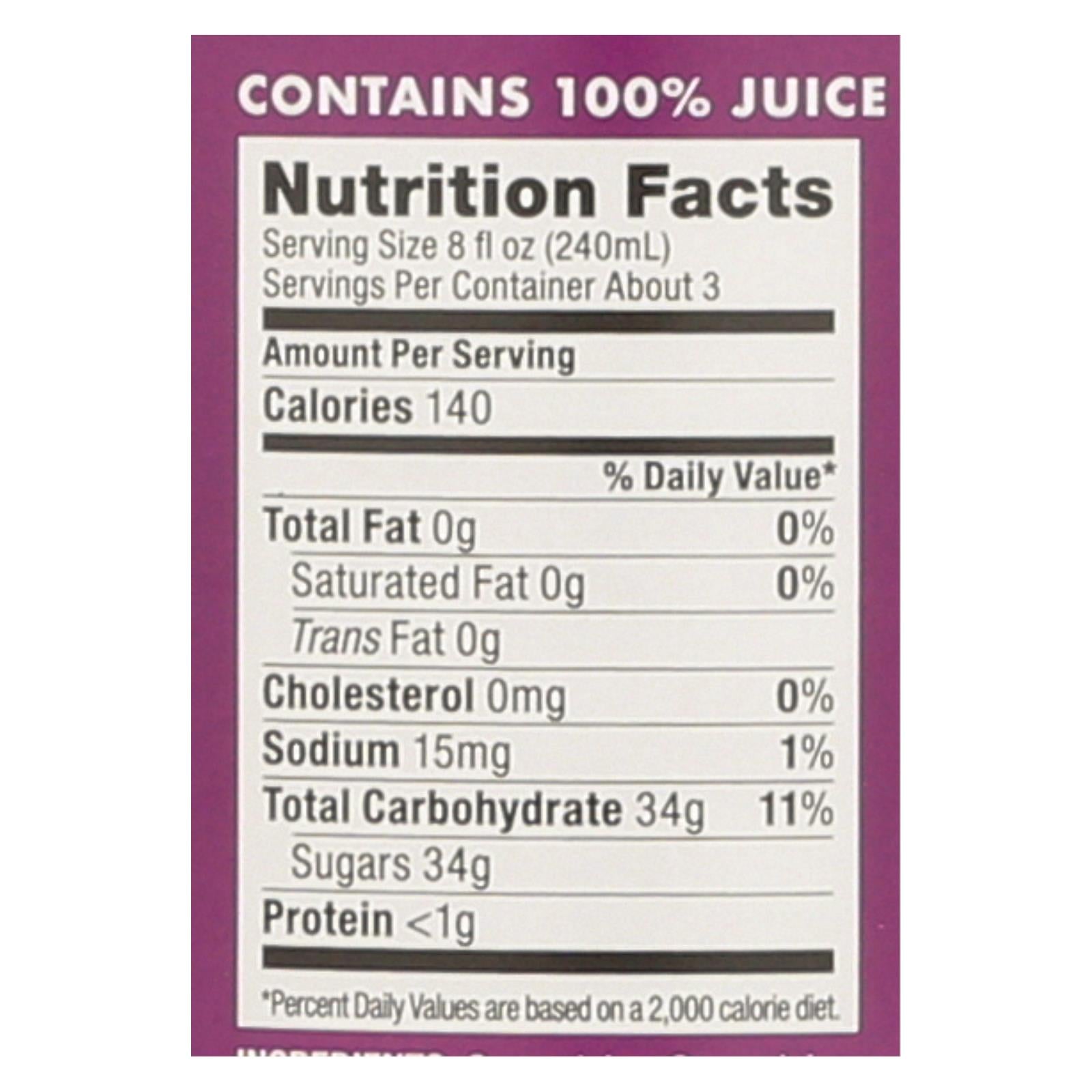 Kedem Grape Juice - Concord - Case Of 12 - 22 Fl Oz.