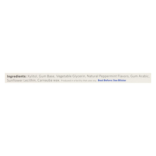 Xylichew Gum - Peppermint - Counter Display - 12 Pieces - 1 Case