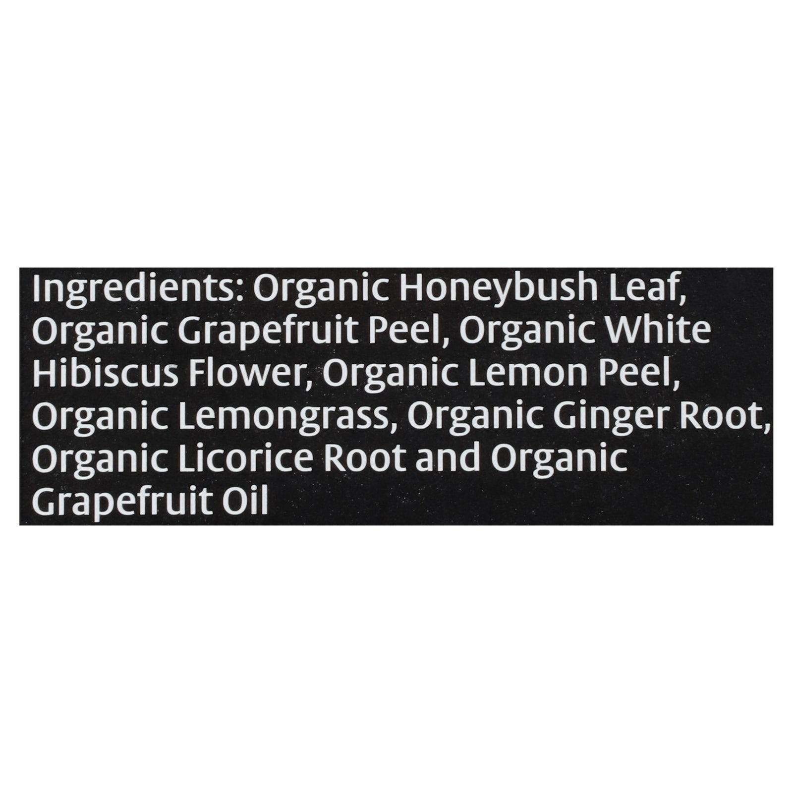 Choice Organic Teas - Tea Grapefruit Hnybsh - Case Of 6-16 Bag