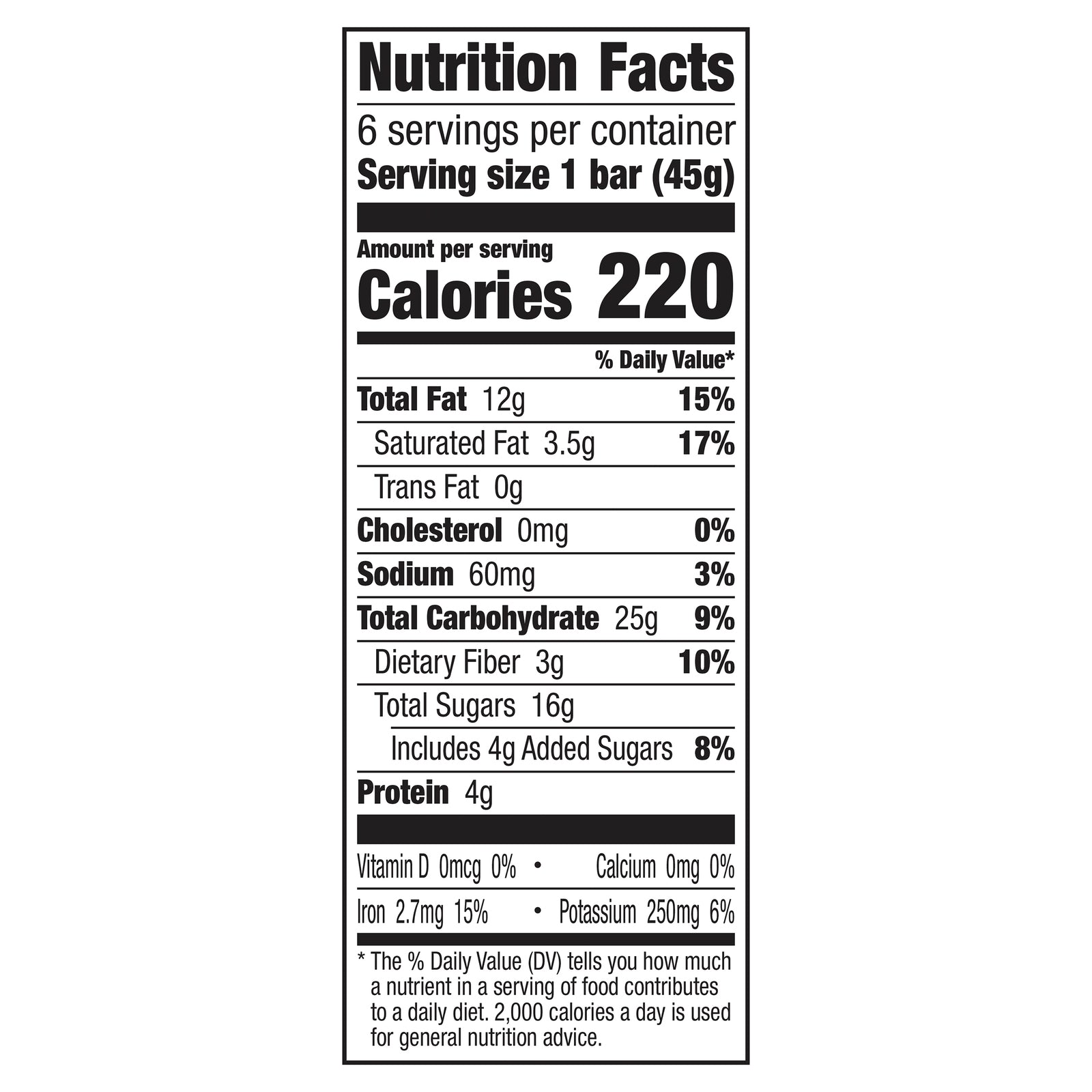 Larabar - Bar Cchip Cookie Dough - Case Of 8-6/1.6 Oz