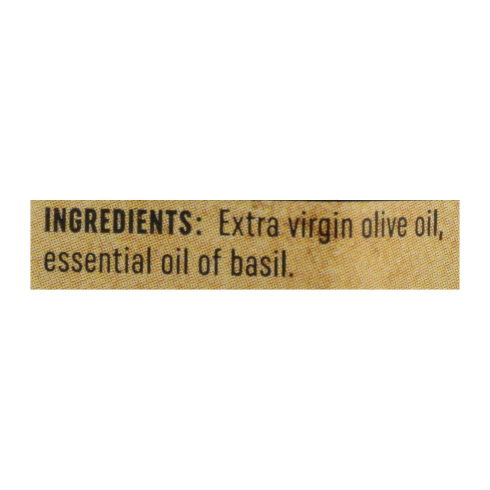 Lucini Italia Extra Virgin Tuscan Basil Olive Oil - Case Of 6 - 8.5 Fl Oz