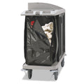 Zippered Vinyl Cleaning Cart Bag for Rubbermaid Commercial 6189, 6190, 6191, 6192, 9T19, 25 gal, 17" x 10.5" x 33", Brown (RCP1966885)
