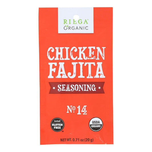 Riega Organic Chicken Fajita Seasoning Mix  - Case Of 8 - .71 Oz