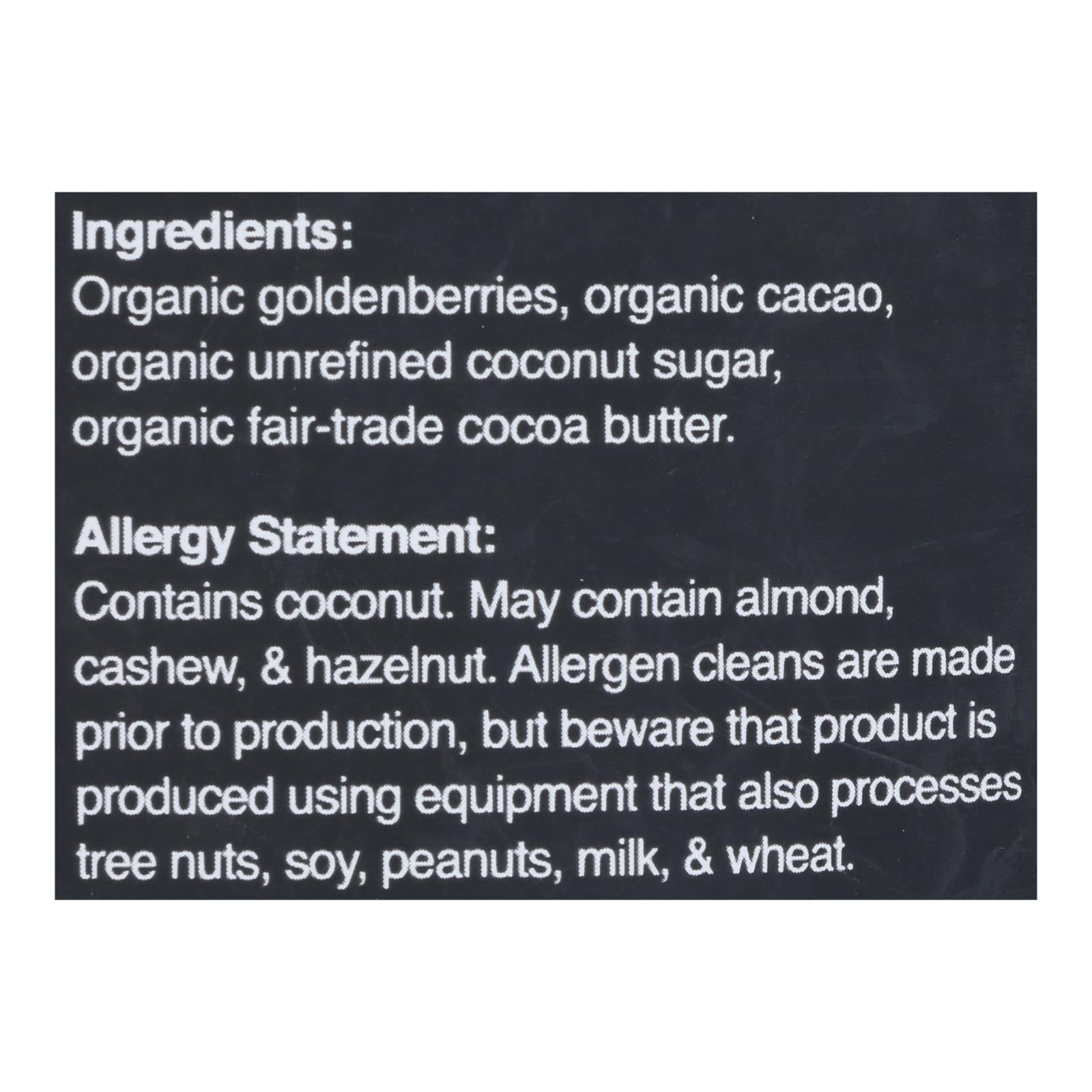 Hu - Hunks Organic Choccvd Gldnbry - Case Of 6-4 Oz