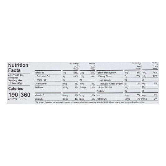 Lakanto - Monkfruit Sweetened Chocolate Bar - Dark Chocolate With Almonds - Case Of 8 - 3 Oz.