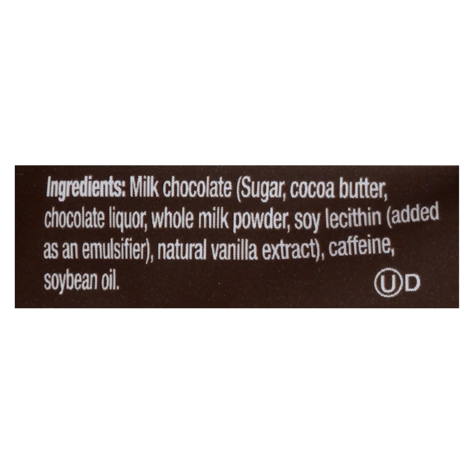 Awake Chocolate - Bites Milk Chocolate - Case Of 50-.53 Oz