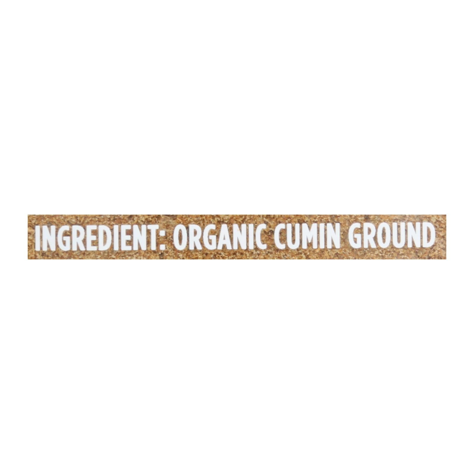 Spicely Organics - Cumin Organic Ground - Case Of 2-17 Ounces