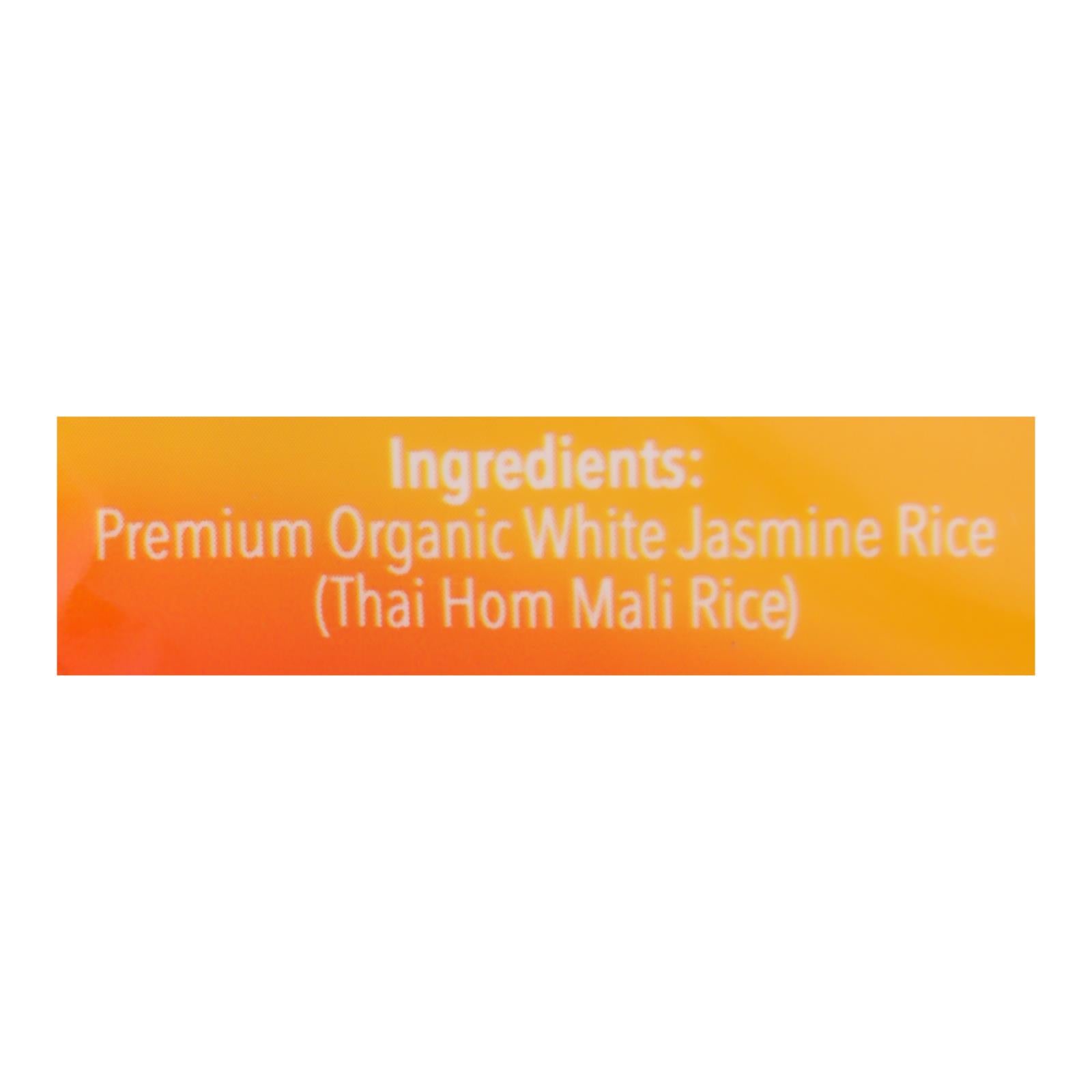 Queen Elephant - Rice Organic Jasmine White - Case Of 6-2 Pounds