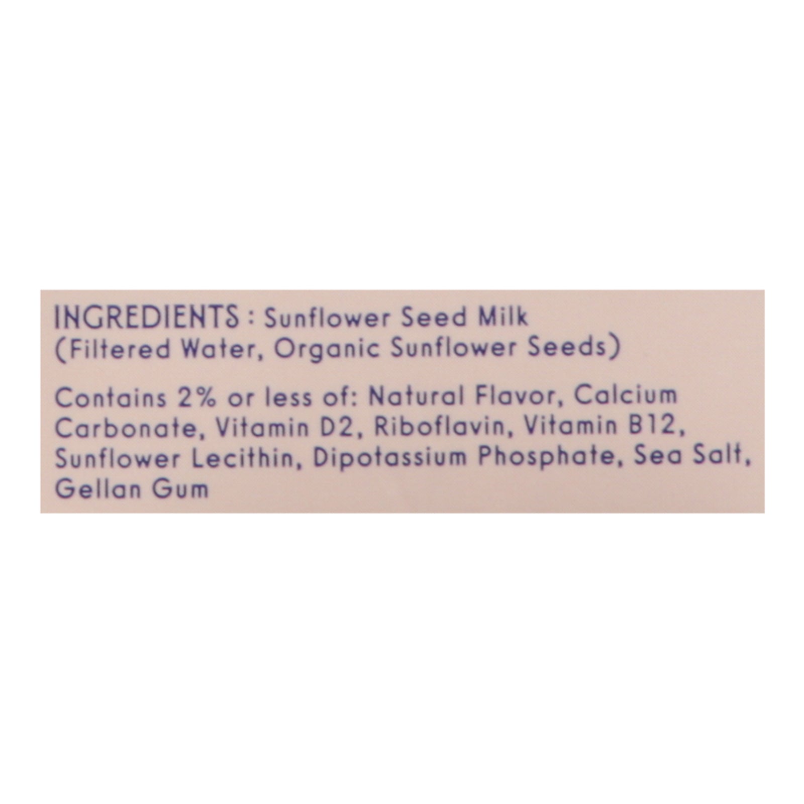 Lattini - Milk Unsweetened Sunflower - Case Of 6-32 Fluid Ounces